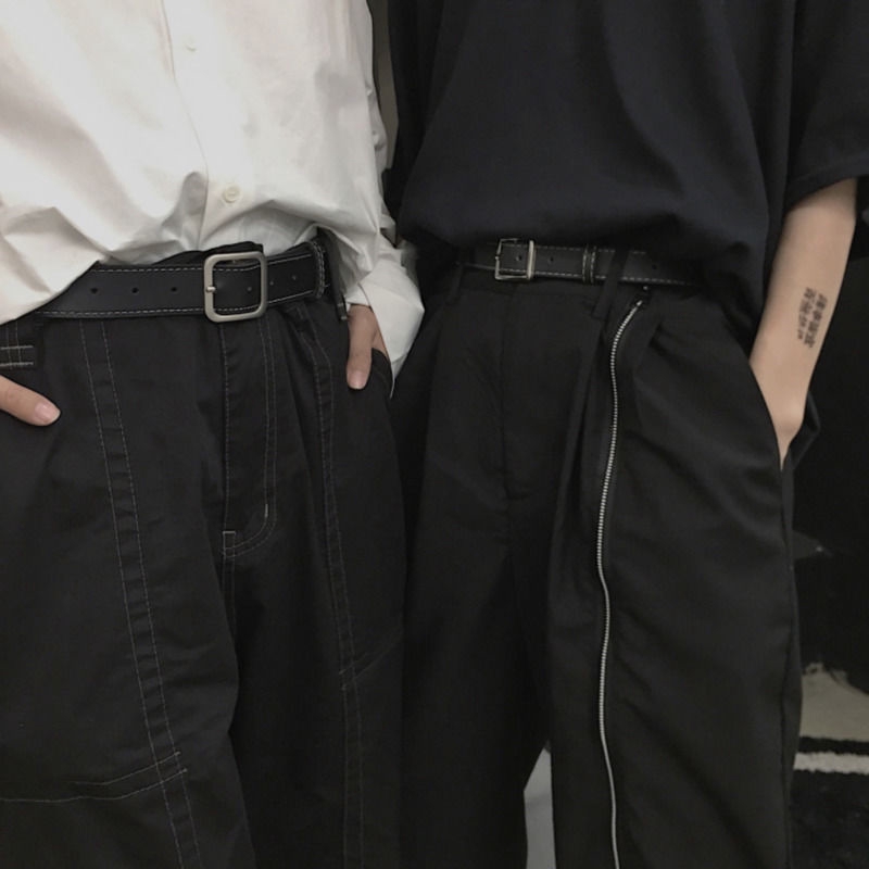 Thắt lưng đơn giản có khóa vuông thời trang harajuku 167015
