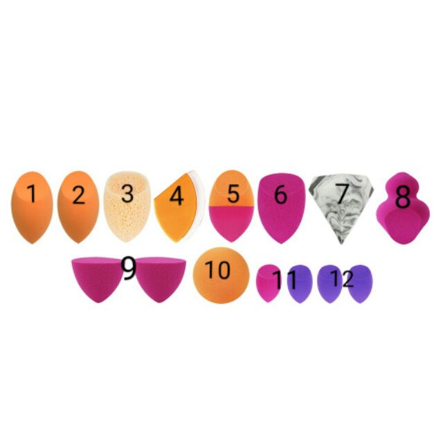 Real Techniques mút các loại