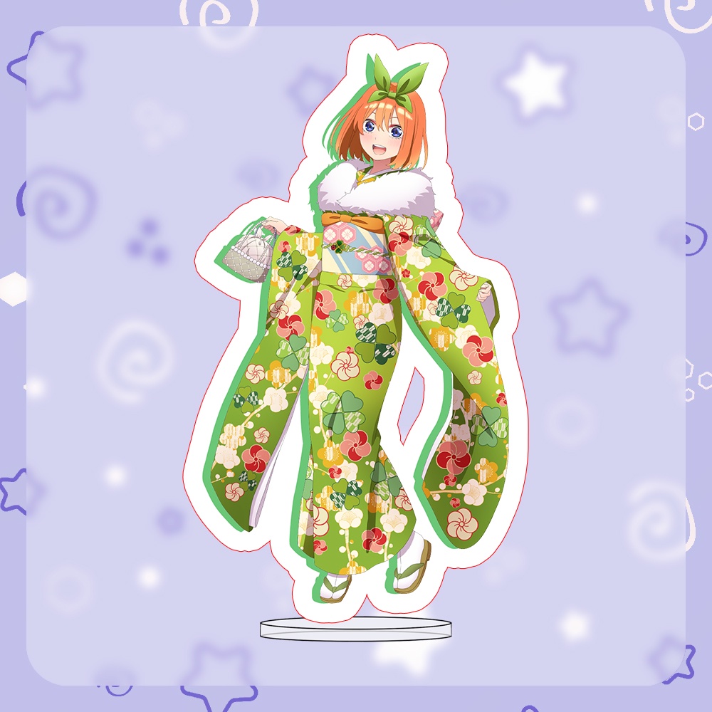 Mô hình nhân vật Gotoubun No Hanayome ver KIMONO MÙA ĐÔNG standee Nhà Có Năm Nàng Dâu anime chibi mica acrylic