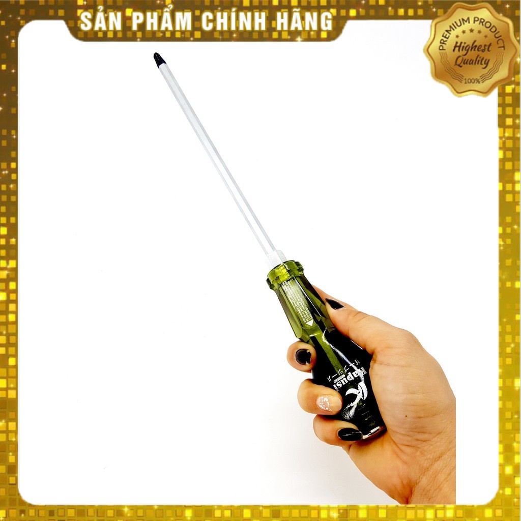 TUA VÍT 1 ĐẦU ĐÓNG KAPUSI 8* 20CM XANH RÊU HÀNG CAO CẤP