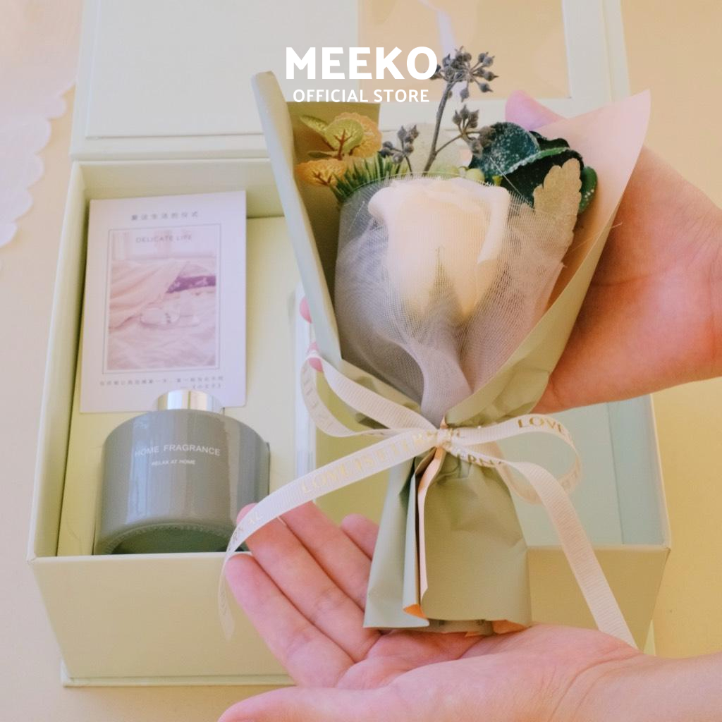 Set hộp quà tặng hương thơm Sency Flower thư giãn MEEKO quà tặng bạn gái