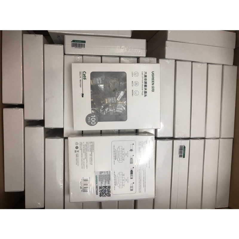 Hạt mạng cat6 UTP Ugreen, 100c/hộp 50960- CHÍNH HÃNG