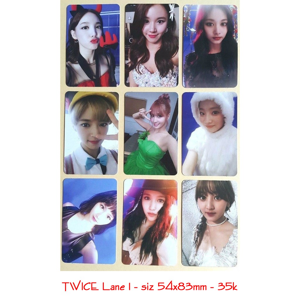 Set card TWICE UNOFFICIAL Kor. ver