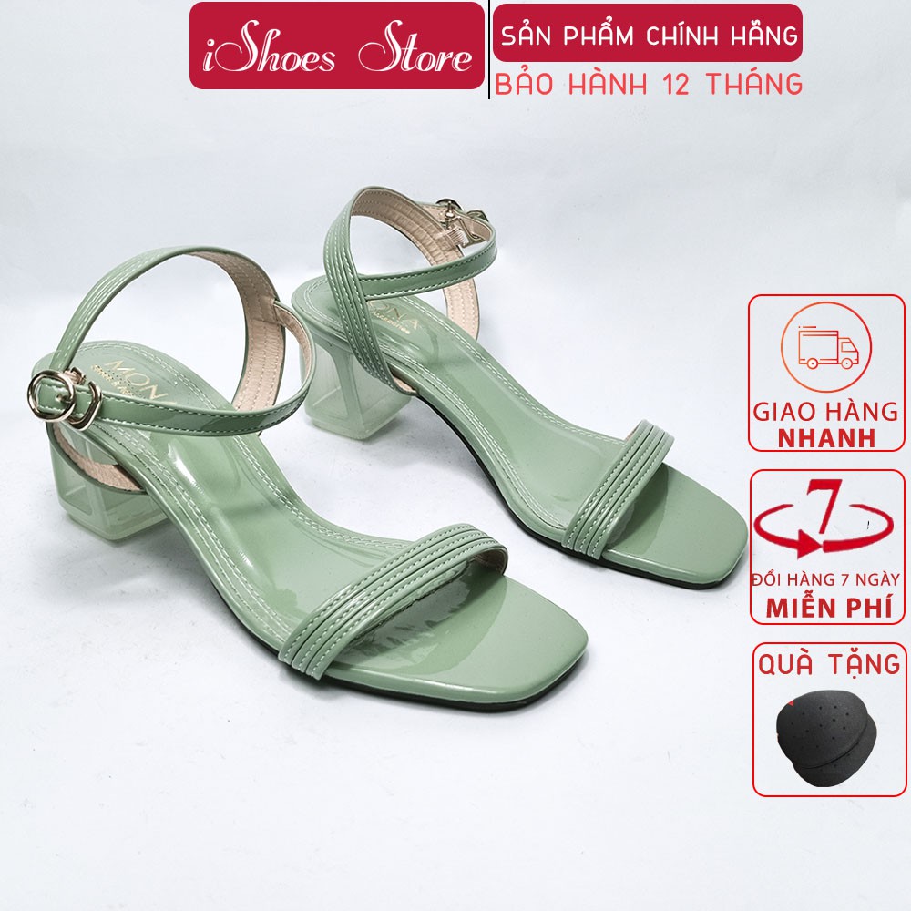 Sandal nữ gót trong 5cm quai ngang nhỏ - X131