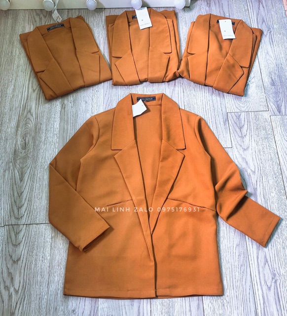 Vest suông 1 lớp màu nâu chất tuyết mưa | BigBuy360 - bigbuy360.vn