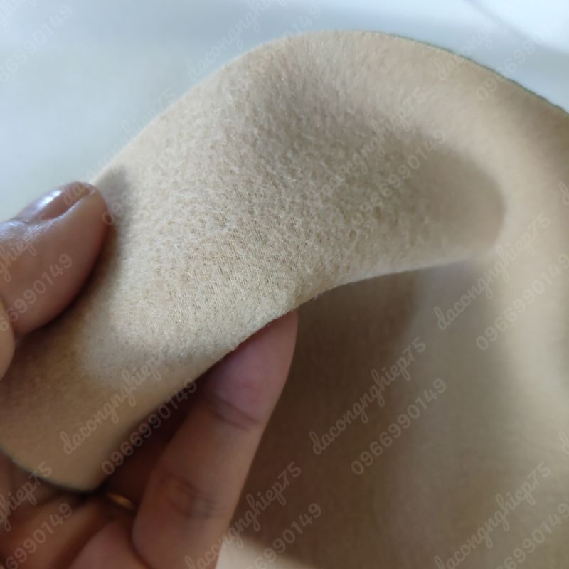 DA PU VÂN LÓT NHUNG CAO CẤP DÀY 1.0MM SIÊU MỀM