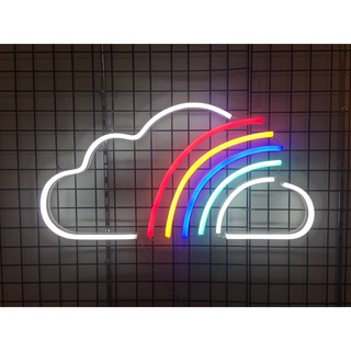 BẢNG ĐÈN TRANG TRÍ LEDNEON HÌNH ĐÁM MÂY MÀU ĐỎ,TRẮNG ,XANH, VÀNG SỮ DỤNG NGUỒN 12V ,TRANG TRÍ SHOP ,NHÀ CỬA- PHUKIENLED