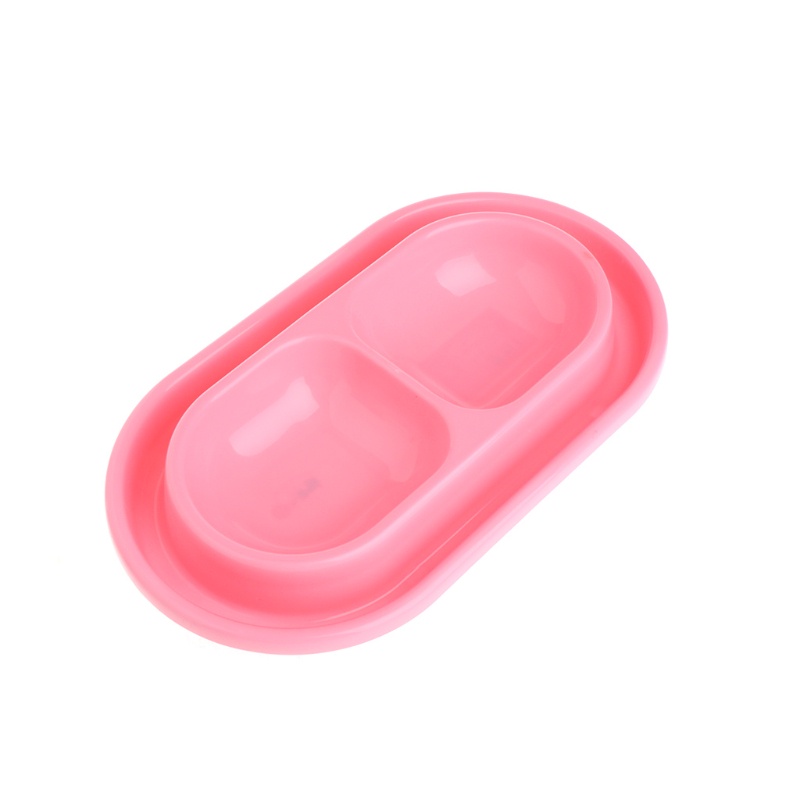 Tô Đựng Thức Ăn / Nước Uống Cho Thú Cưng + Bát Ăn Chống Rách Màu Xanh Dương / Hồng