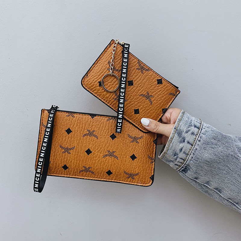 Ví Nữ mini Có Khóa Kéo Phong Cách retro 2021