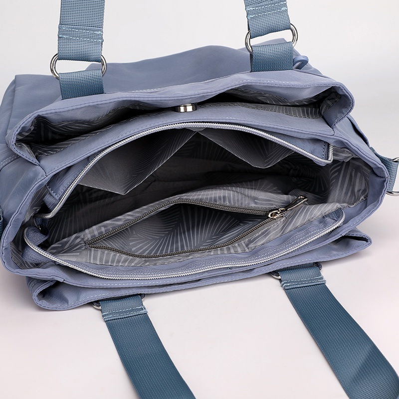 Túi Đeo Chéo Nhiều Ngăn Bằng nylon Chống Nước Sức Chứa Lớn Thời Trang Túi Đeo Vai