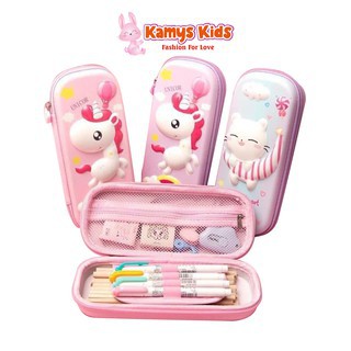 Hộp bút trẻ em 3D KAMYS KIDS kiểu dáng dễ thương cho bé trai bé gái