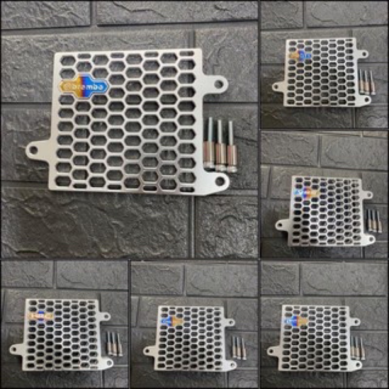 Miếng che két nước Exciter 150 nhôm 6 " logo Titan " bao sáng Full phụ kiện