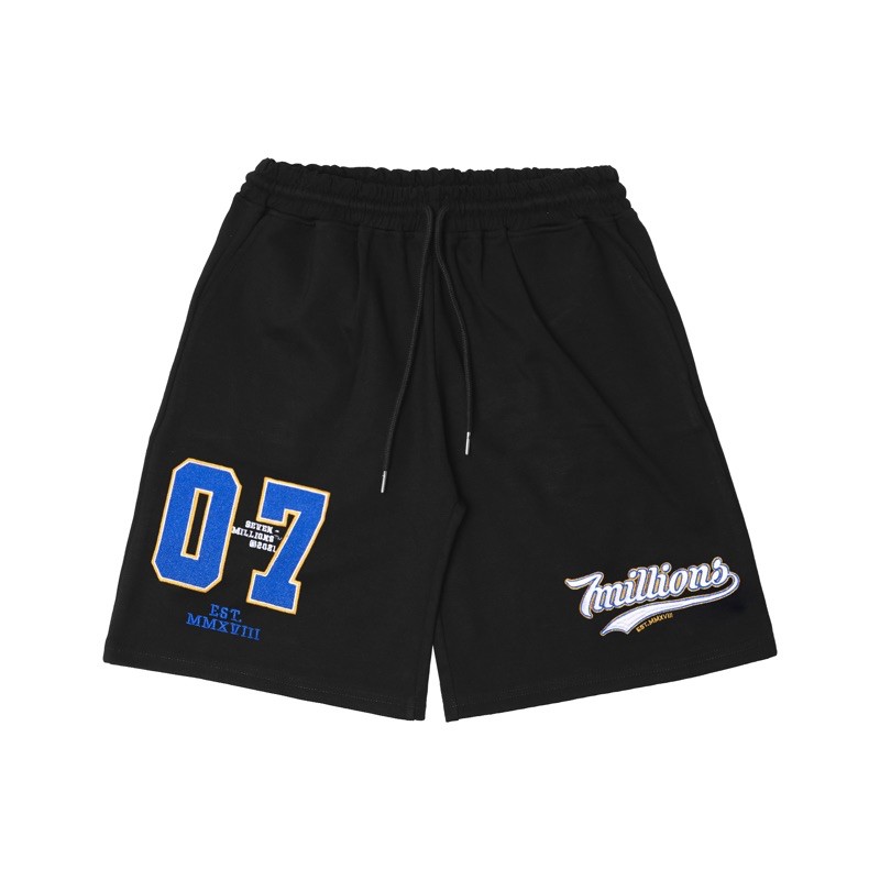 Quần short 7millions 07 Base Ball - Đen