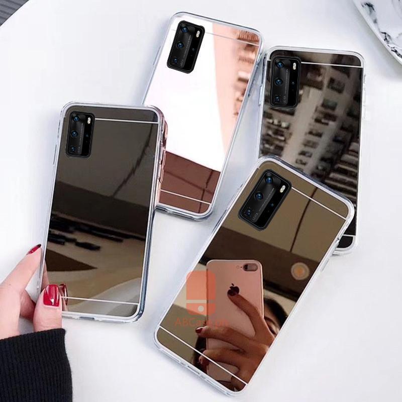 Ốp lưng silicone TPU tráng gương chống sốc cho Samsung A6 A8 Plus 2018 A3 A5 A7 2016 2017 Galaxy A9 2018 C7 C8 C9 Pro