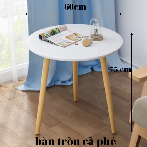 Bàn cafe/ ăn tròn đường kính 60 cm chân cao 75 cm Havaco strore bc01