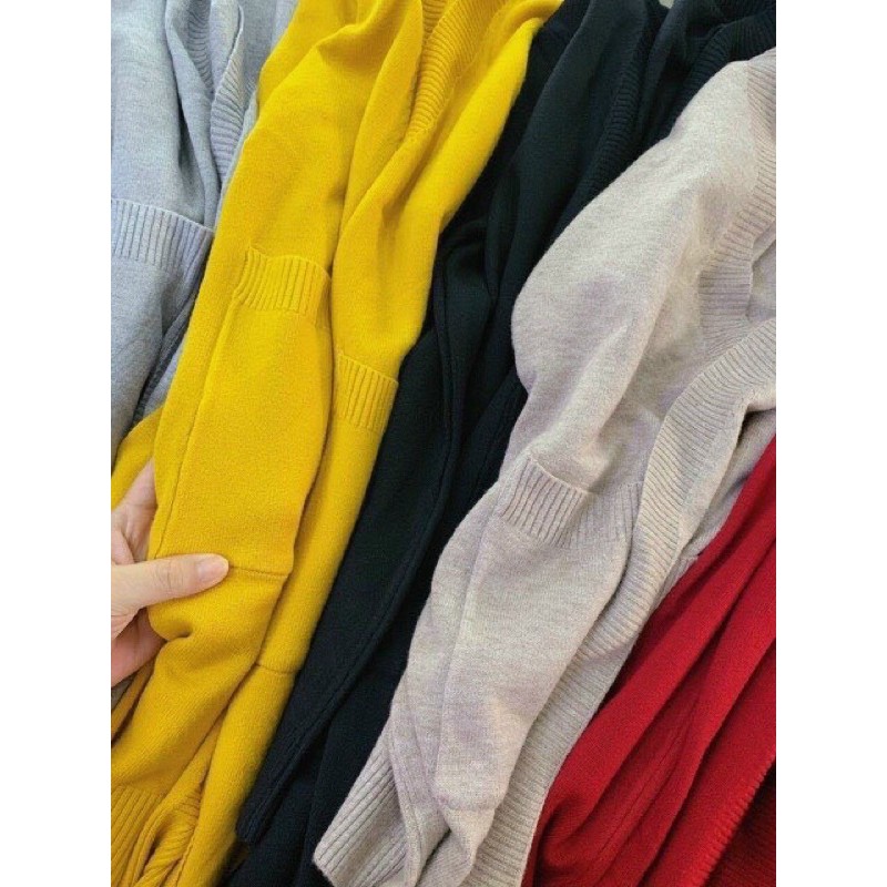 Áo khoác len cardigan dáng dài hàng nhập đẹp