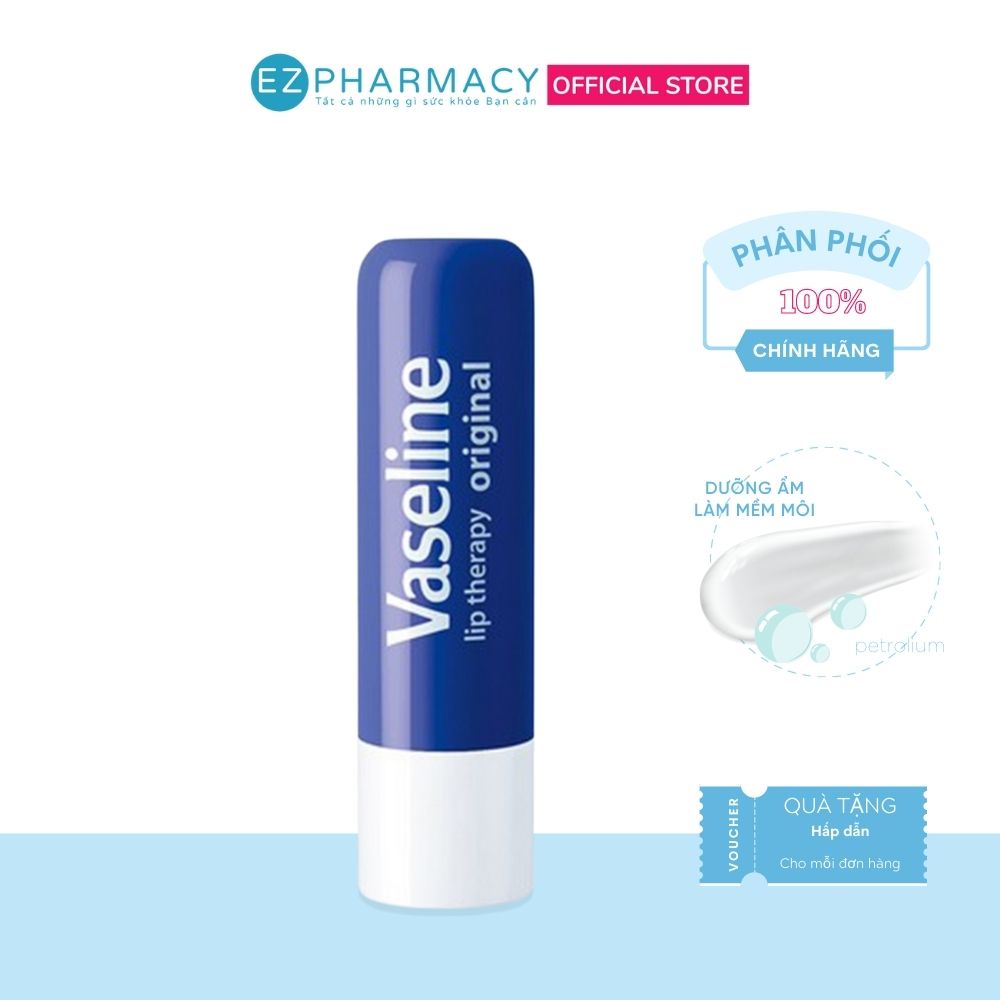 Son Dưỡng Môi Vaseline Original - Lip Therapy Original Stick 4.8g