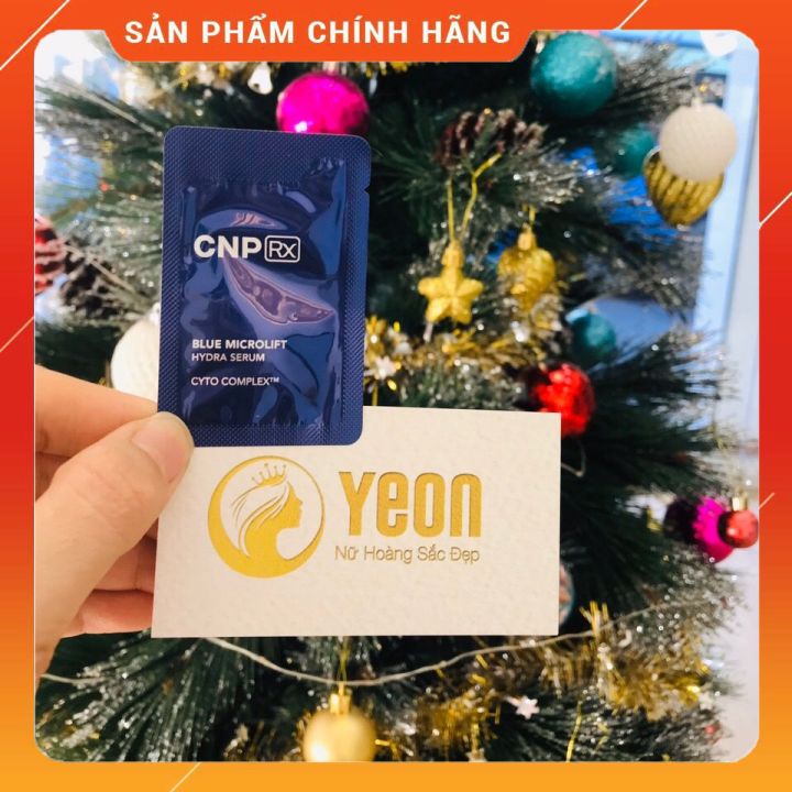 1 gói tinh chất cấp nước CNP Blue Microlift Hydra Serum CYTO COMPLEX_YEON COSMETICS