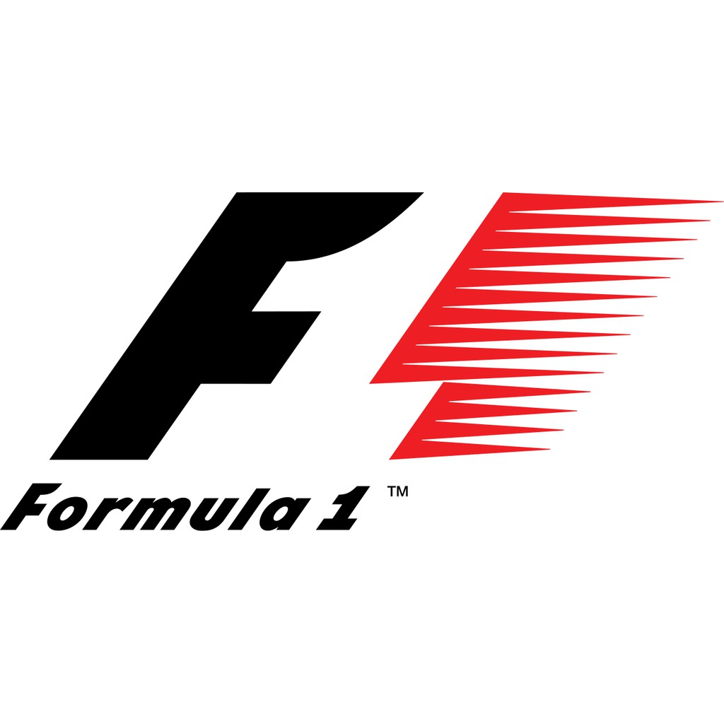 Hình dán decal sticker logo F1, Formula 1, Logo Đua xe Công thức 1, hình dán pvc chống nước