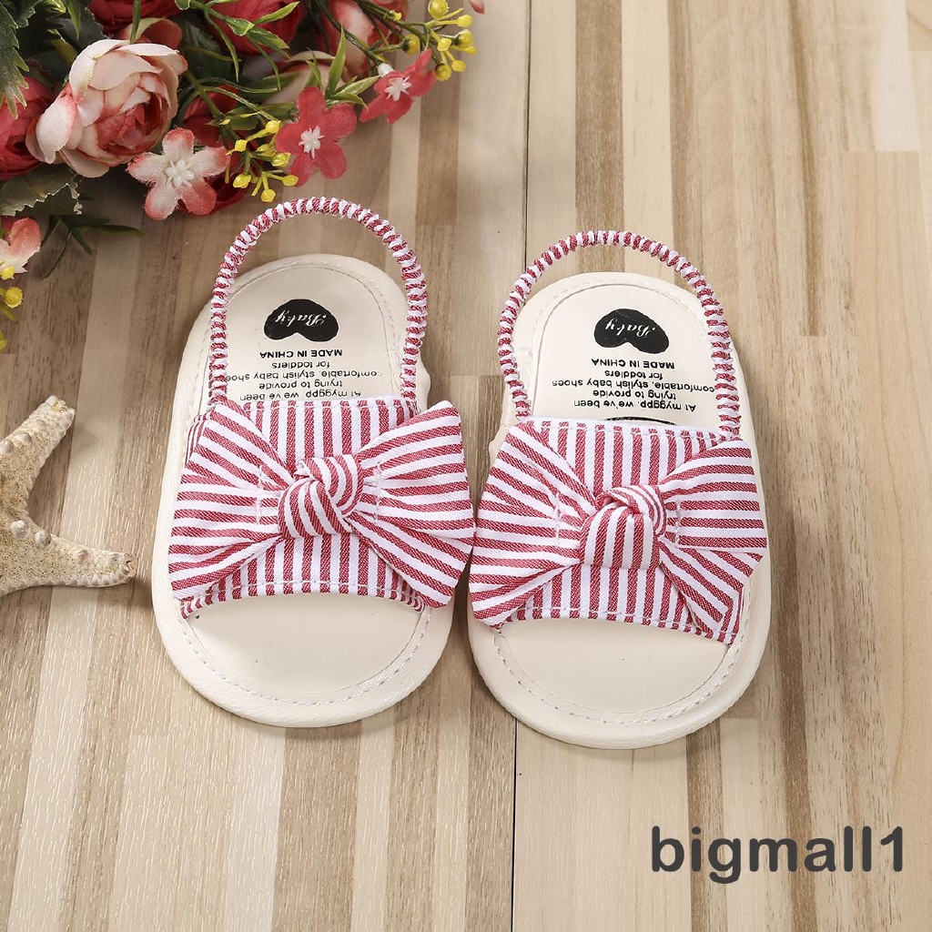 Giày sandal quai nơ cho bé tập đi