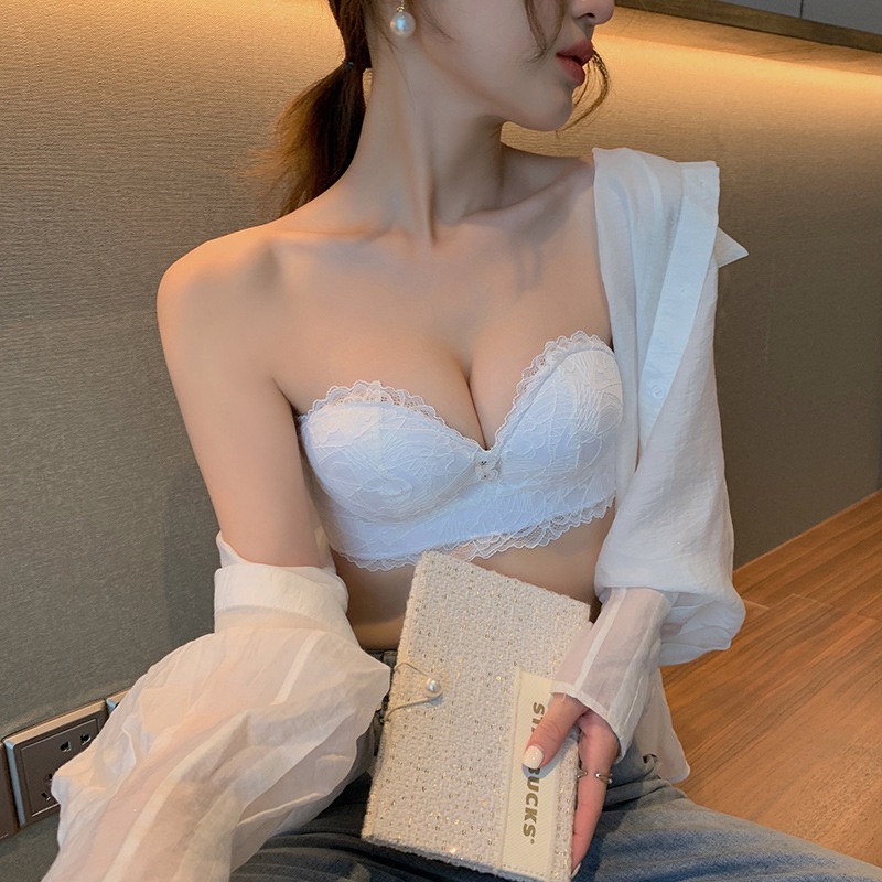 Áo Lót Cúp Ngực Ren Loại Mới Đệm Bàn Tay, Tạo Khe ,Siêu Nâng Đẩy Ngực Mã 88