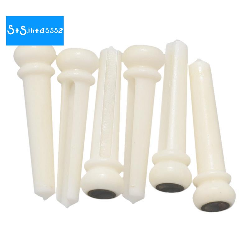 Set 6 Chốt Xương Đàn Guitar Acoustic Dân Gian