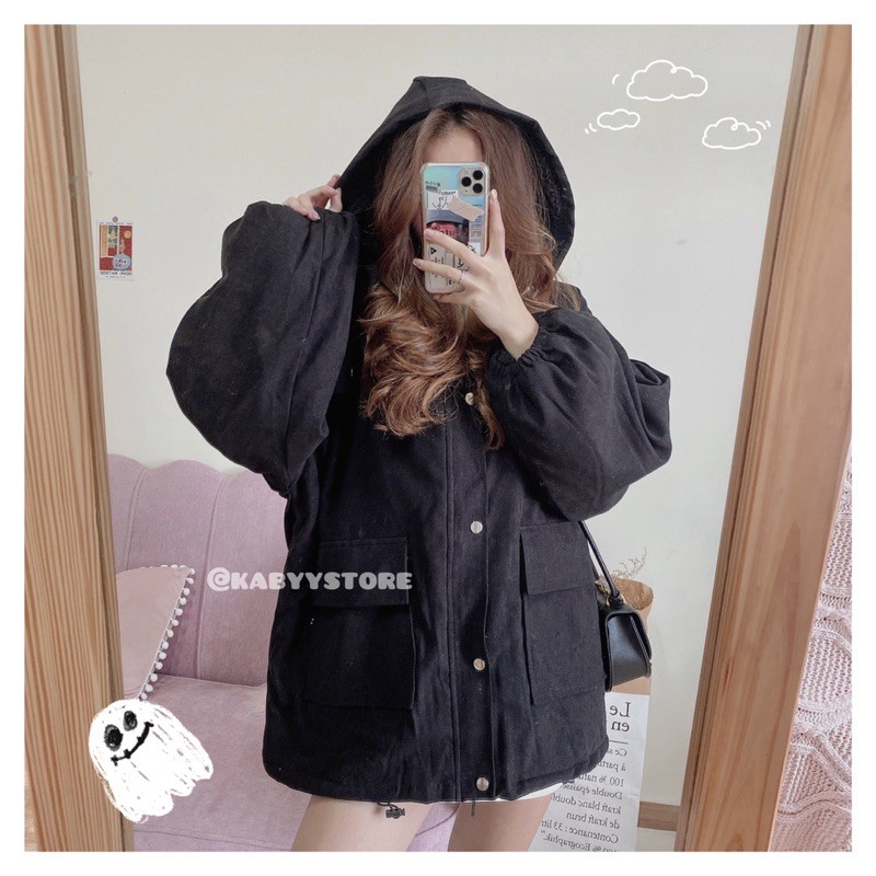 ÁO KHOÁC NHUNG LÓT BÔNG