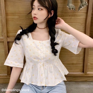 Áo babydoll hoa nhí