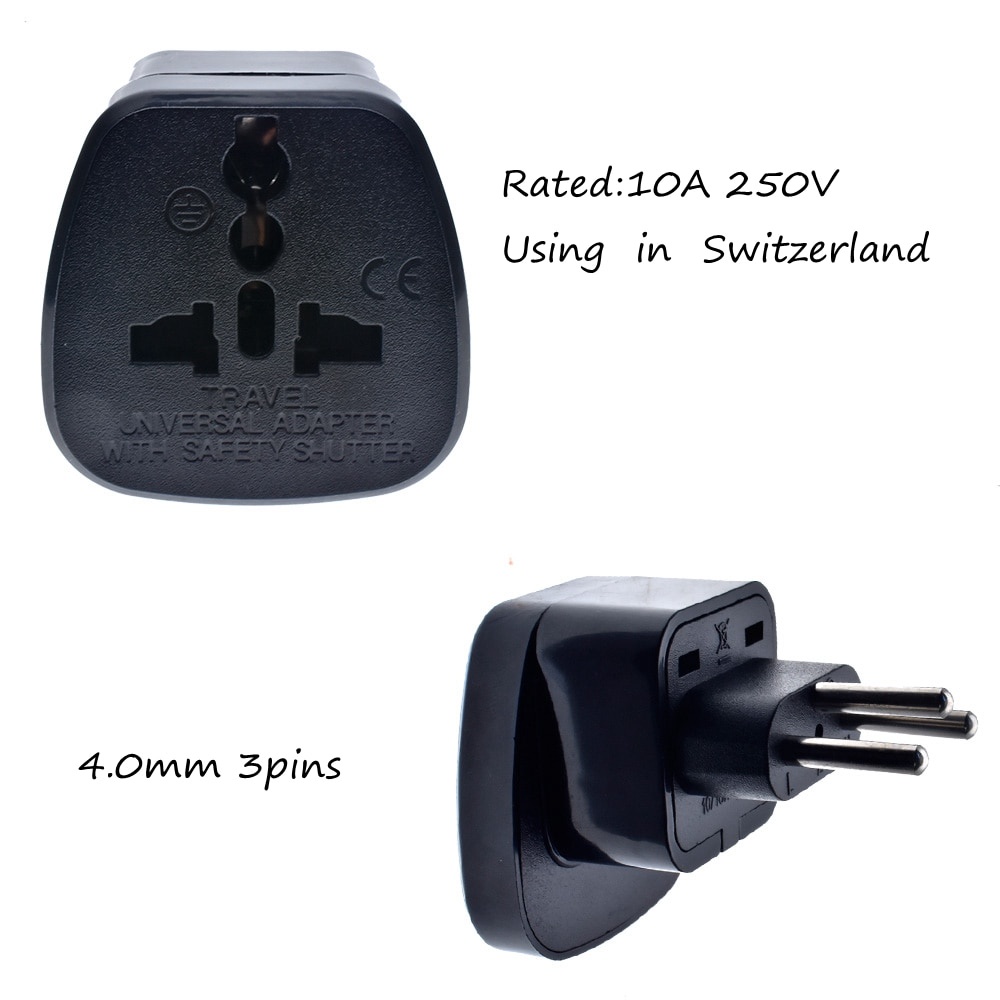 Universal Travel Adapter Plug Ports For International Europe, China, UK, UAE, Australia , Kr, Switzerland-Type A, C, G, I......