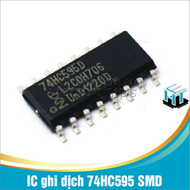 COMBO 5 con IC ghi dịch 74HC595, Sử dụng trong học tập, nghiên cứu, thương mại