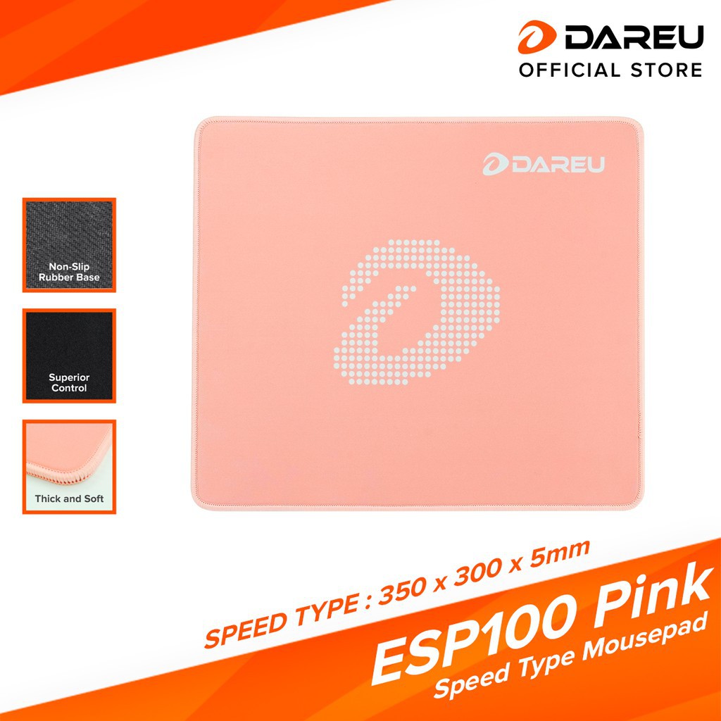 Bàn di chuột DAREU ESP101 QUEEN/ ESP100 BLACK (350 x 300 x 5mm) | BigBuy360 - bigbuy360.vn