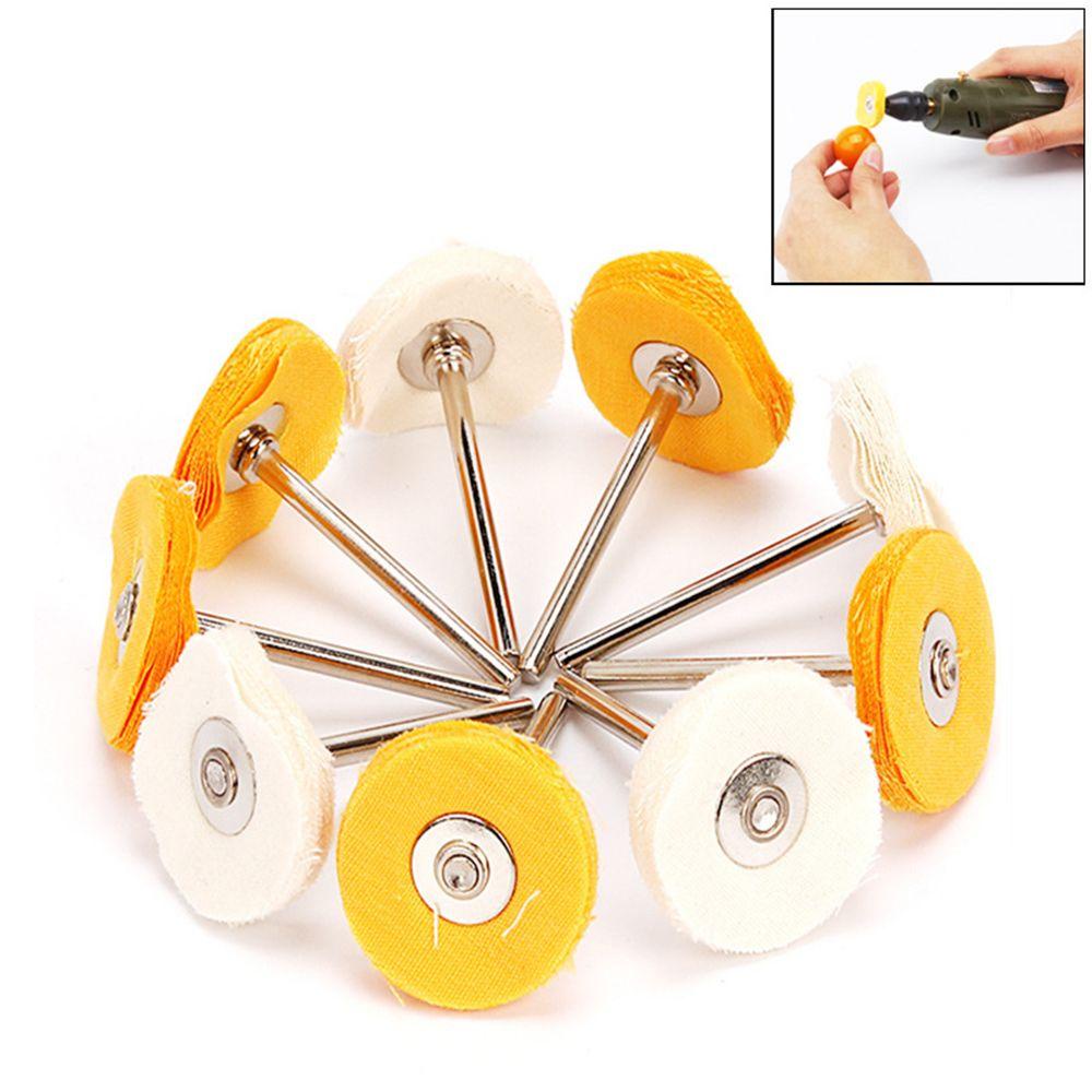 MUVAKO Đầu Mài Đánh Bóng Bằng Len Cotton 3mm Chuyên Dụng Cho Máy Mài