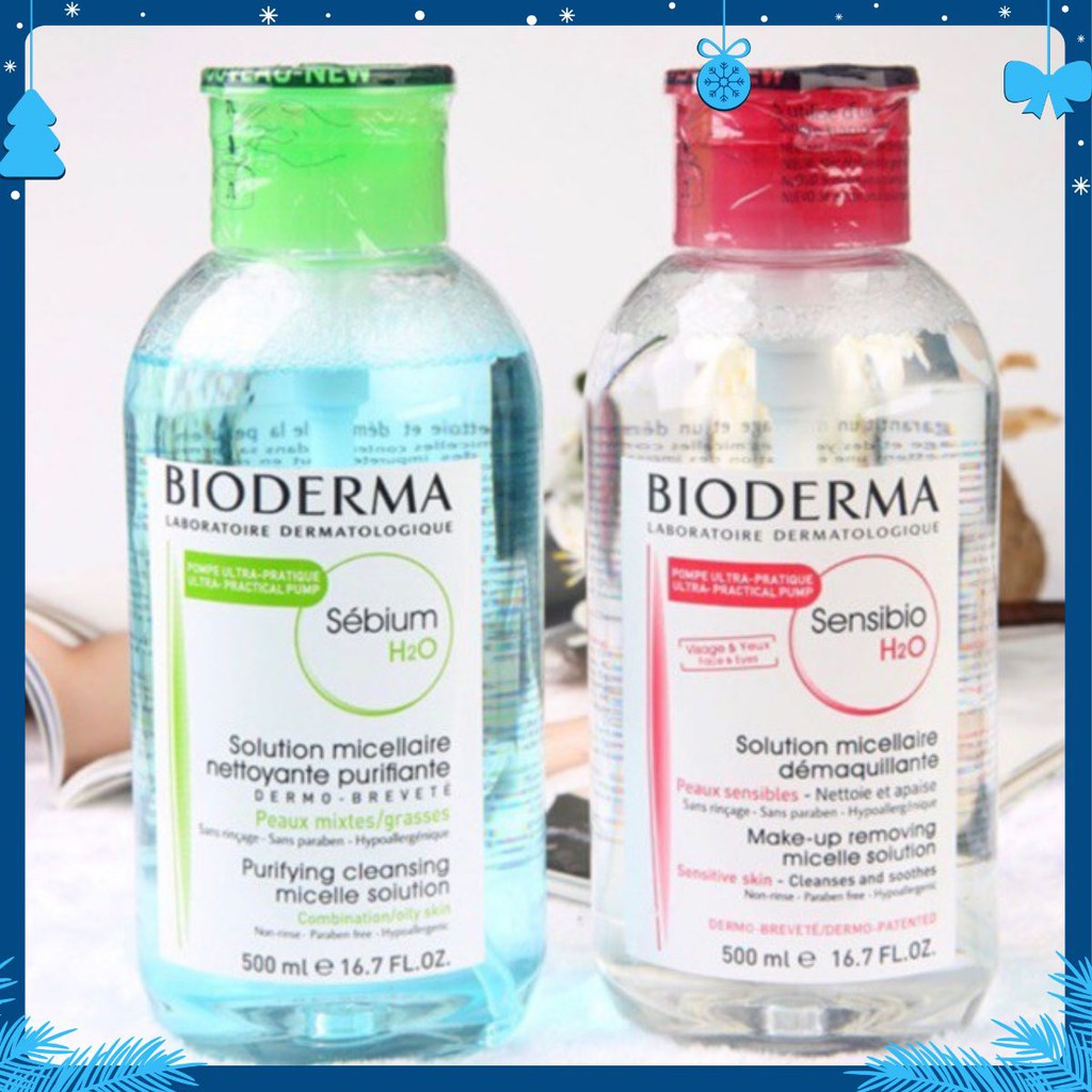 Nước tẩy trang BIODERMA Sensibio H2O Pháp Nắp Nhấn [DEAL NỔI BẬT]