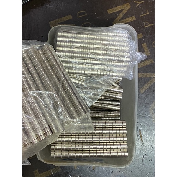 Nam Châm Đất Hiếm Tròn kích thước 8x1mm, 8x2mm, 8x3mm .