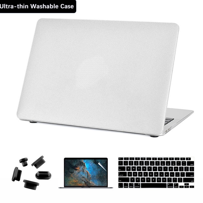 Bao Da Máy Tính Bảng 4 Trong 1 Siêu Mỏng Cho 2023 macbook Pro 2021 14 inch M1 Air 2020 13 Retina 13 2017 Air A1466 A1369 Ốp