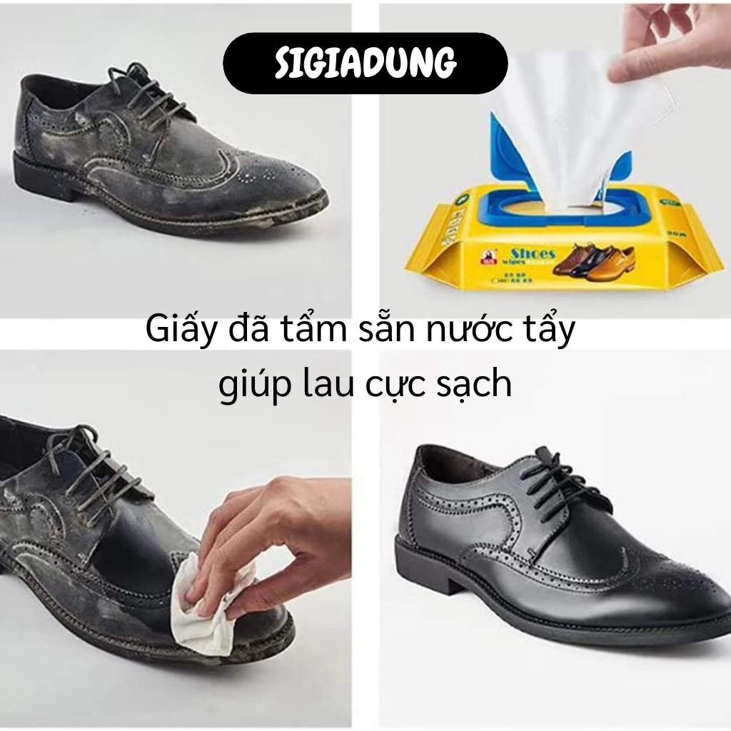 [SGD] Khăn Ướt Lau Giày - Gói 12 Miếng Khăn Lau Giày Sneaker, Balo, Túi Xách Cực Sạch 9401