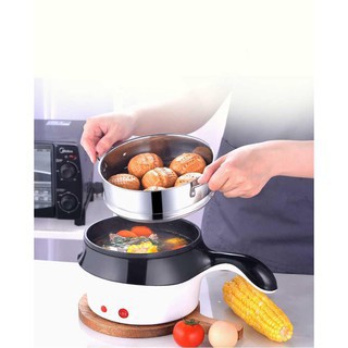 Nồi Lẩu Mini 2 Tầng Đa Năng, Chiên, Hấp, Lẩu, Rán, Nấu Cơm Siêu Tiện Dụng HOT