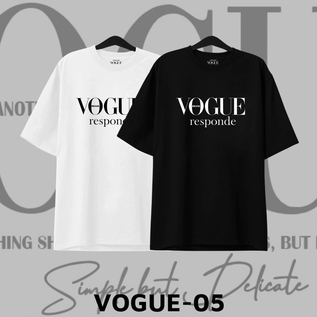 ÁO THUN VOUGE FORM UNISEX NAM NỮ ĐỀU MANG ĐƯỢC Hàng Full Tag Mác