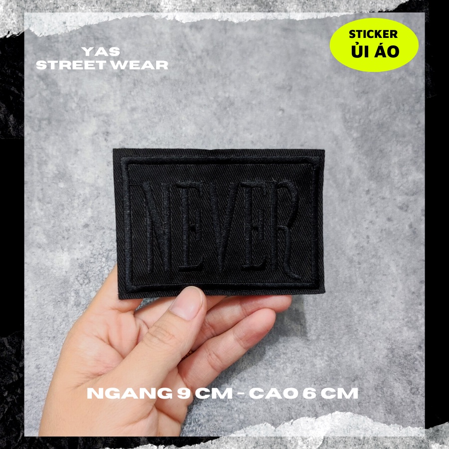 Mua Sticker vải thêu cao cấp - CÓ SẴN KEO ỦI,Patch ủi dùng làm miếng vá ...