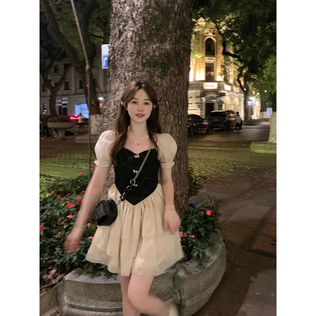 Đầm Công Chúa Dáng Ôm Phong Cách Hàn Quốc Thời Trang Mùa Hè 2022 Mới