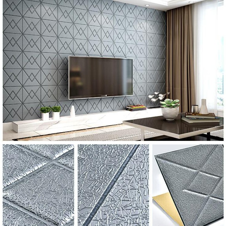 Xốp dán tường giả gạch 3D cao cấp cách âm cách nhiệt tiện dụng35x35CM | BigBuy360 - bigbuy360.vn
