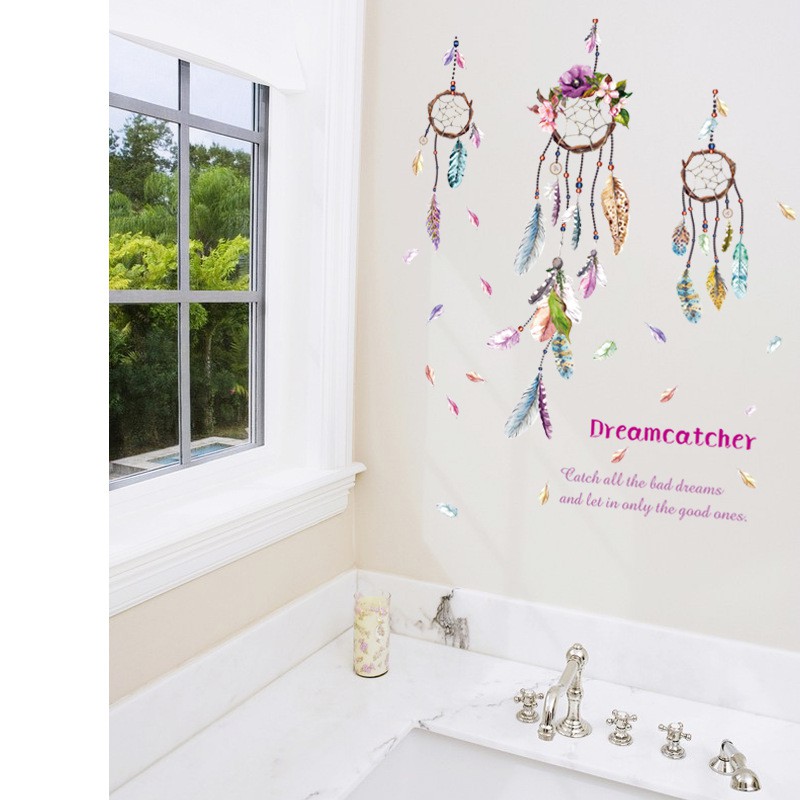 Decal dán tường ⚡ FREESHIP ⚡ Dreamcatcher - decal dán trang trí phòng ngủ đẹp, dễ thương AmyShop tại HCM