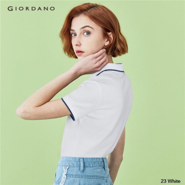 Áo polo nữ Giordano auth newtag