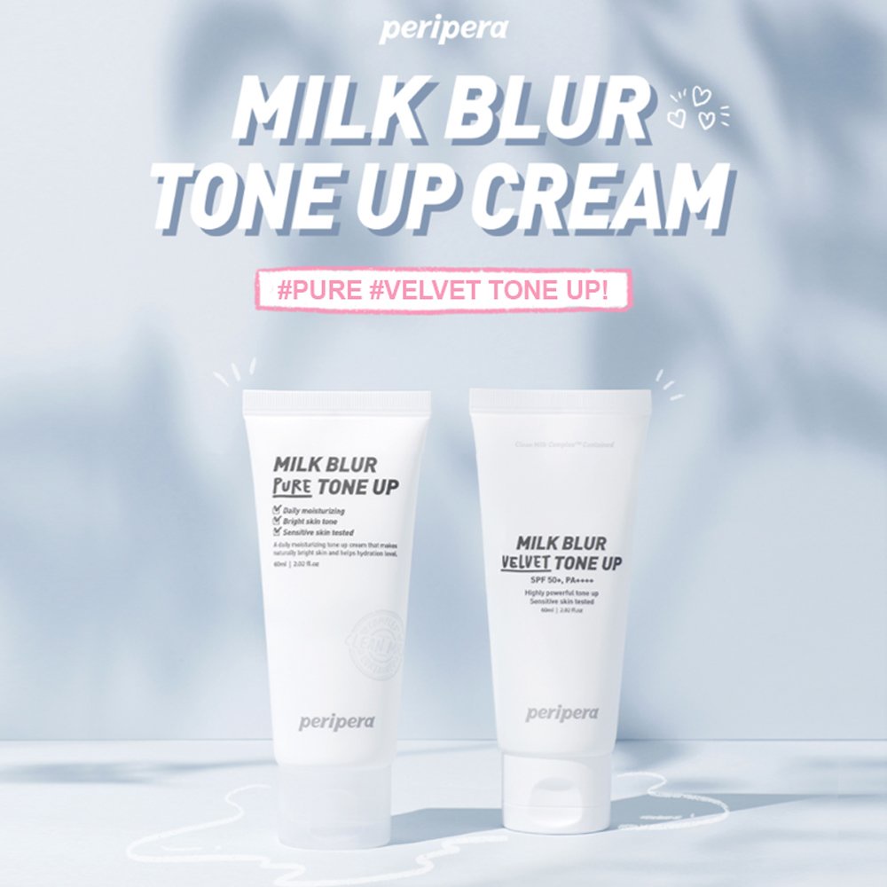 Kem Lót Trang Điểm Peripera Milk Blur Tone Up Cream 60ml