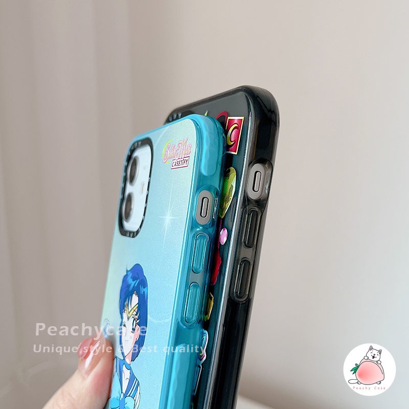 Ốp Điện Thoại TPU Mềm Dày Chống Sốc Hình Cô Gái Hoạt Hình Thời Trang Cho IPhone 13 12 Pro Max 11 Xr Xs Max X 6 7 8 Plus