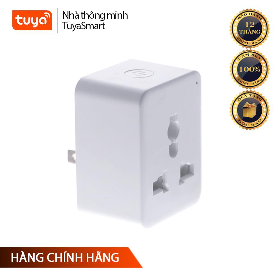 Ổ Cắm Wifi 2 Chân Điều Khiển Từ Xa Qua Điện Thoại Bật Tắt Thiết Bị Điện 3750W - Ổ Cắm Tuya- BH 12 Tháng