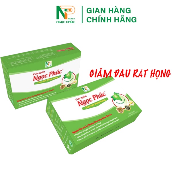 Viên ngậm ho Ngọc Phúc - Thảo Dược Giúp Giảm Đau Rát Họng Hiệu Quả Tại Nhà