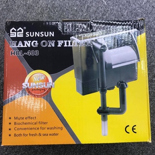 Lọc Thác Sunsun HBL403 Dùng Cho Hồ Mini (5W - 400L/H - 1.5M) - Lọc Treo Bể Cá
