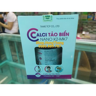 Calci Tảo Biển Nano K2 MK7 Tảo Biển Đỏ Bổ sung canxi, chống còi xương, loãng xương, phát triển nhanh, xương chắc khỏe