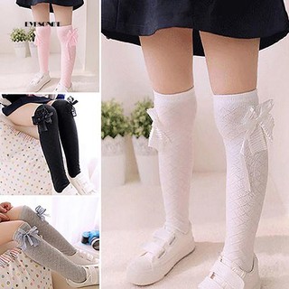 Đôi Vớ Dài Đến Đầu Gối Đính Nơ Dễ Thương Cho Bé Gái